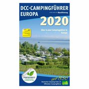 Kempový navigátor  DCC Camping Guide Europe německý lazyk pro letošní rok