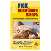 Kempový atlas pro nudisty Drei Bunnen Verlag FKK Evropa pro letošní rok