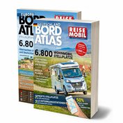 Atlas evropských míst pro krátkodobé přenocování Reisemobil Bordatlas pro letošní rok - POUZE NĚMECK