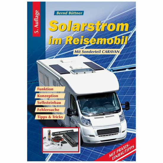 Solární energie v karavanu Mobile Technology Buettner elektronik kniha v německém jazyce