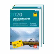 Kempový atlas ADAC Stellplatzführer Deutschland / Europa v německém jazyce pro letošní rok