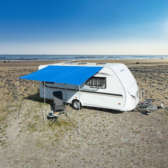 Jednoduchá sluneční střecha Frankana Zelt Playa 250 x 240cm modrá 2016