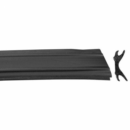 PVC výplňový profil x šířka 12,5mm černohnědý pro karavany Hobby