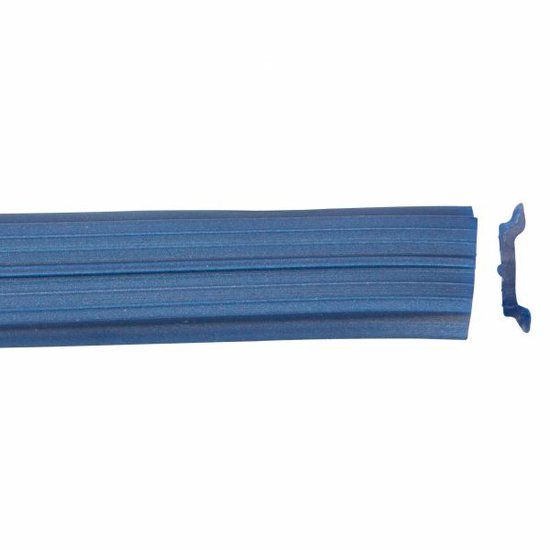 PVC výplňový profil x šířka 15,4mm modrý