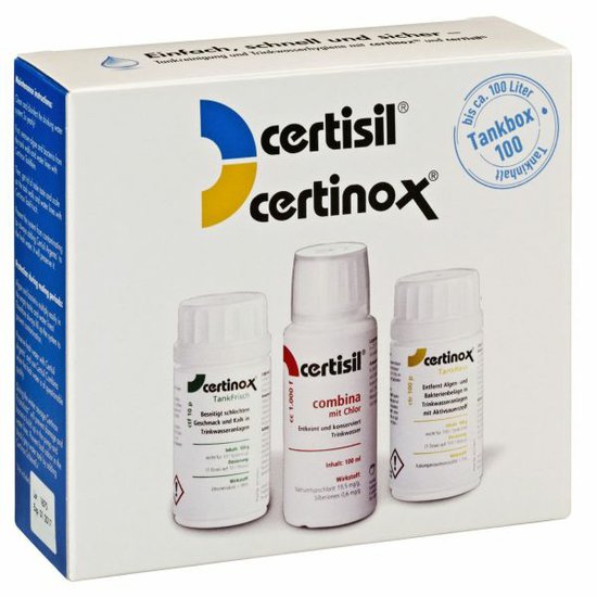 Desinfekce a konzervace vody Certiman Certibox 100 set