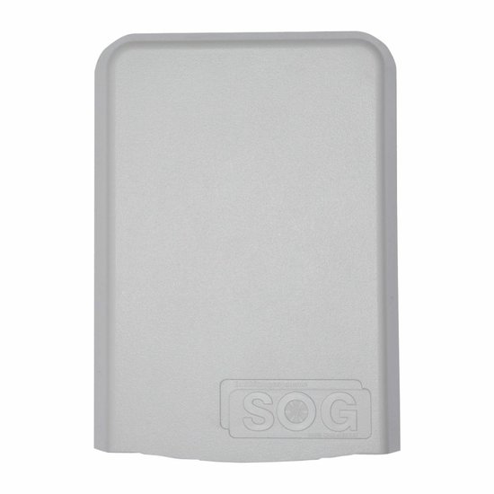 Korpus filtru pro odvětrání chemických WC SOG světle šedý 17 x 13 x 3cm