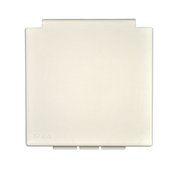 Náhradní kryt zásuvky x CEE 10 x 10 x 0,8 cm bílý