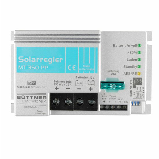 Solární regulátor nabíjení Mobile Technology MT 350 PP s teplotním senzorem
