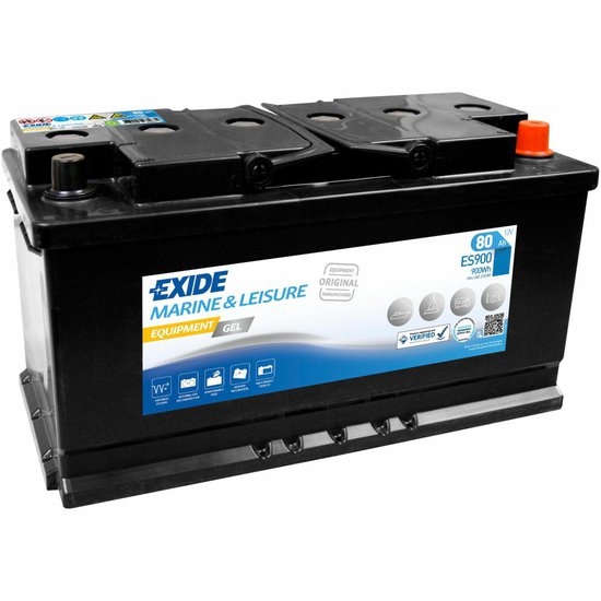 Trakční gelová baterie Exide ES 900 80Ah 350x175x190mm 26,8kg