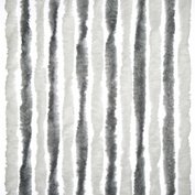 Dekorativní chemlonový závěs 56 x 175 cm pro dveře obytných přívěsů šedý - bílý