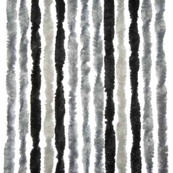Chemlonový závěs x 100 x 205 cm pro běžné dveře v bytech a domech šedý antracit černý
