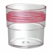Plastová sklenice Waca Bistro SAN červená 230 ml 1 kus
