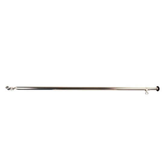 Stanová tyč s klobovou patkou Piper 25 mm, 125 - 205 cm