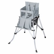 Dětská vysoká stolička Femstar One2Stay - stříbrná