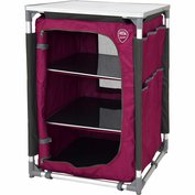 Skládací kempingová skříňka Color Line Single - růžová, 57 ×  47 ×  80 cm, 5,3 kg.