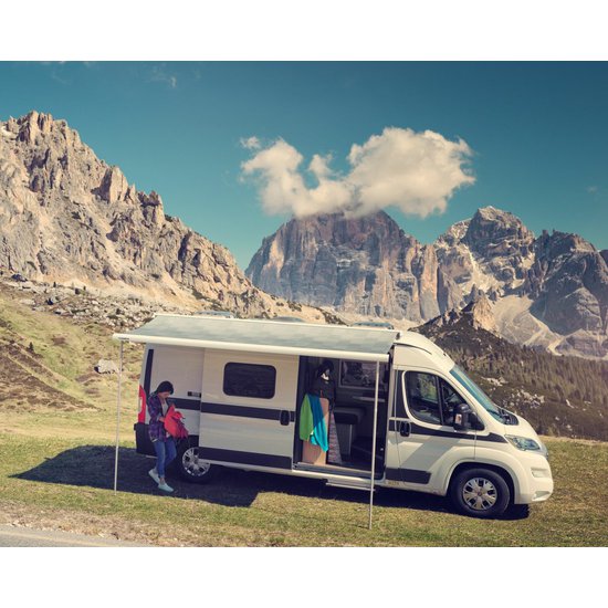 Markýza pro karavan Dometic PR 2000 3,75 x 2,5 m bílá 27kg